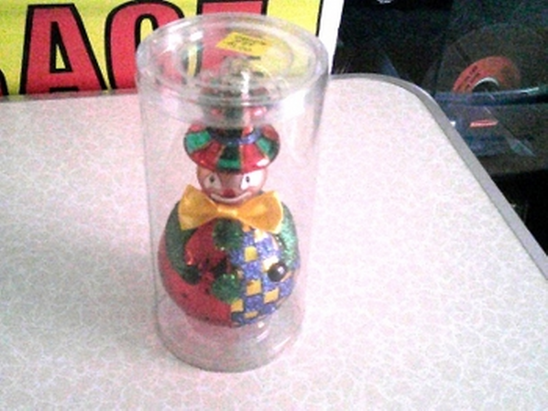 (image for) Clown Ornament (Red & Green)