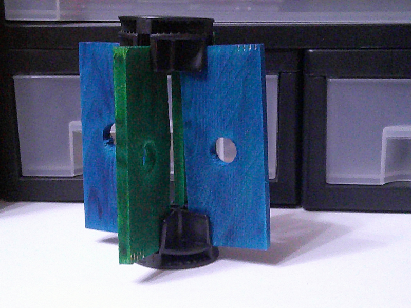 (image for) Rabbit Chew Toy (Blue & Green)