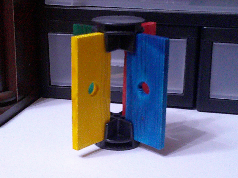 (image for) Rabbit Chew Toy (Blue, Green, Red & Yellow)