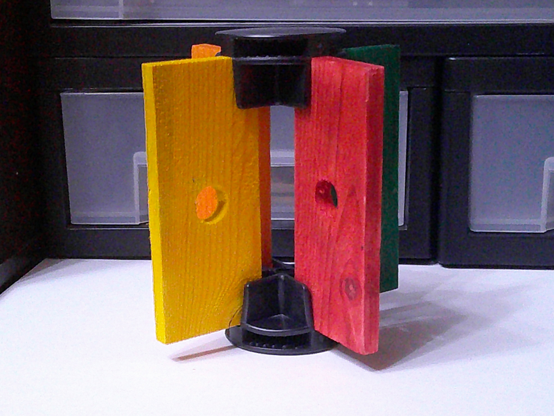 (image for) Rabbit Chew Toy (Green, Red, Yellow & Orange)