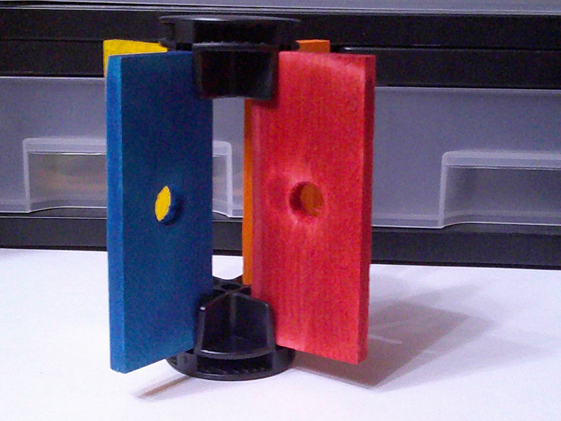 (image for) Rabbit Chew Toy (Blue, Red, Yellow & Orange)