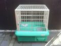 Rabbit Cage (Green & White) - Local Pickup Only