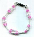 Bracelet (Pink, White & Clear)