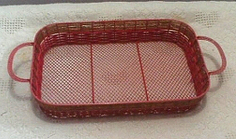 Metal Basket (Dark Pink)